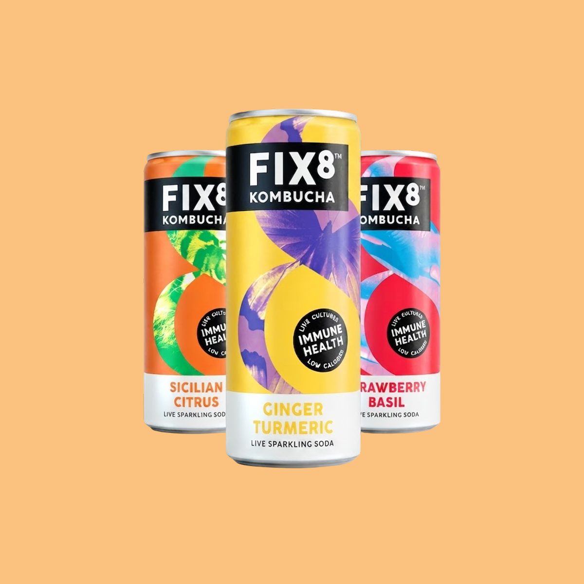 Fix8 Kombucha Soda cans, 2022 launch